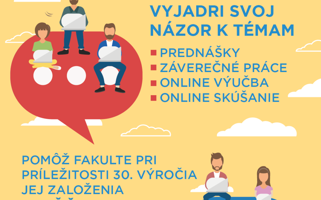 ZAPOJ SA DO VEĽKÉHO PRIESKUMU NÁZOROV ŠTUDENTOV FRI UNIZA