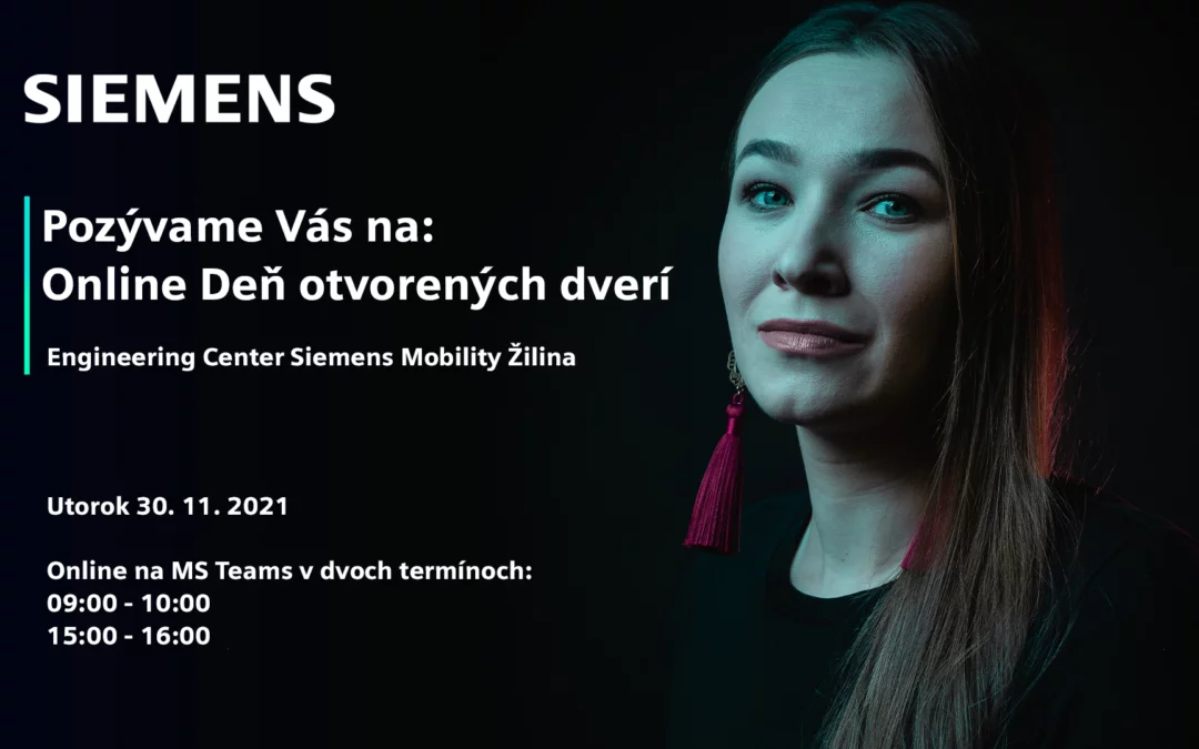 Online Deň otvorených dverí Siemens Mobility v Žiline