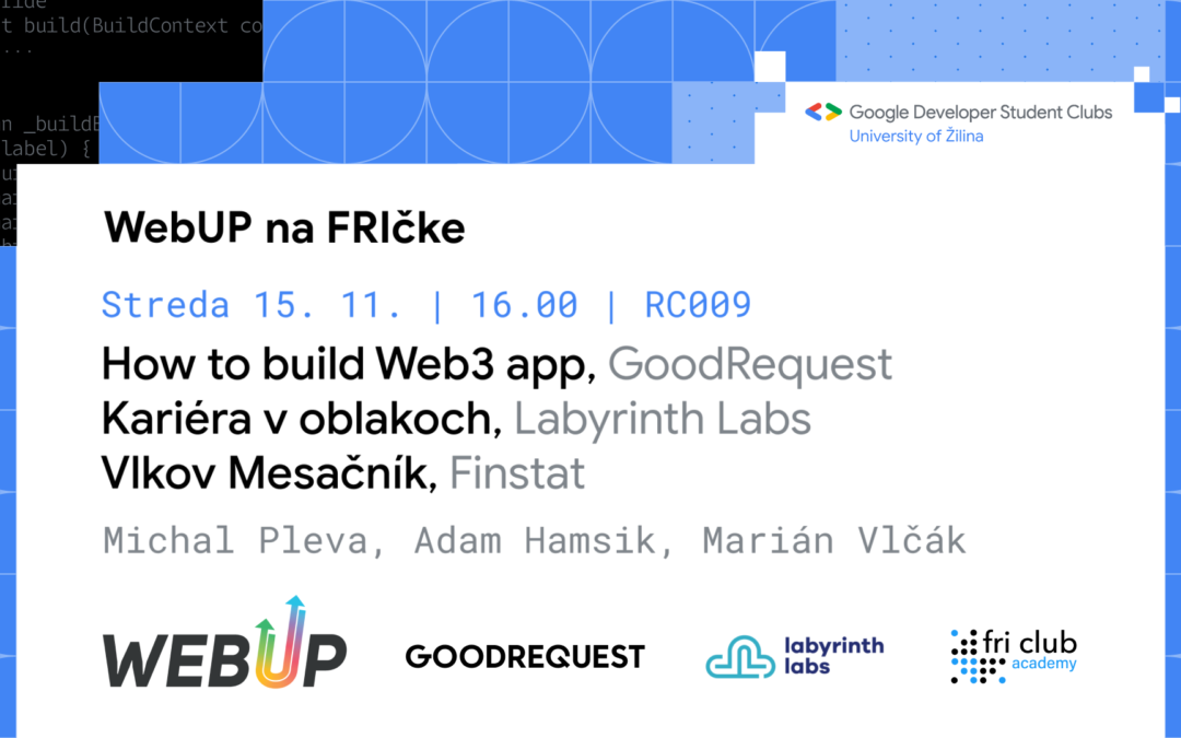 WebUP na FRI – čo obnáša kariéra DevOps inžiniera