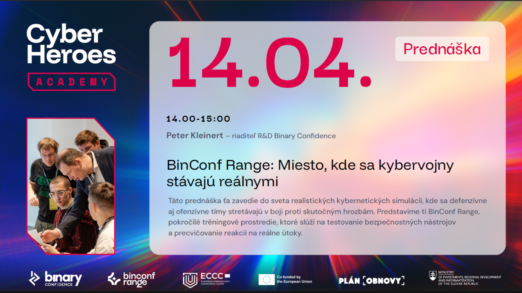 BinConf Range: Miesto, kde sa kybervojny stávajú reálnymi – Peter Kleinert – riaditeľ R&D Binary Confidence
