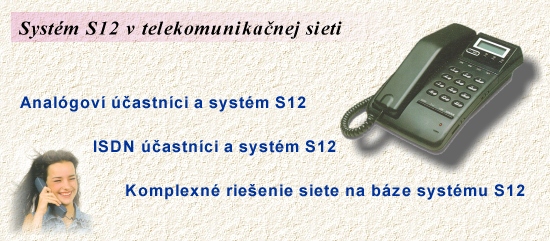 Systm S12 v telekomunikanej sieti